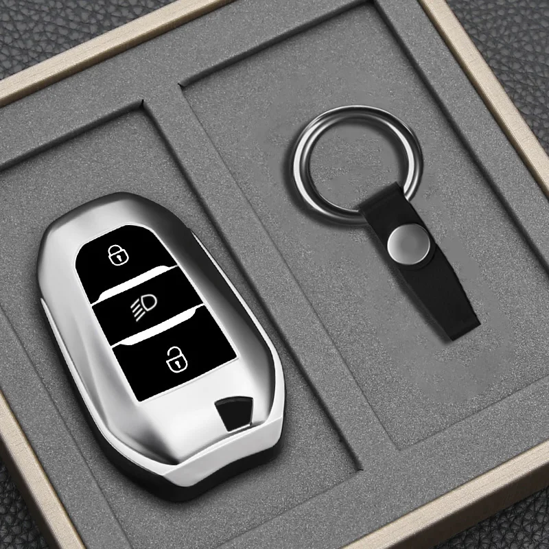 

New TPU Car Key Cover Shell Keychain for Peugeot 208 3008 5008 2008 DS5 DS6 DS3 for Citroen C5 X7 Rubber Remote Case Protector