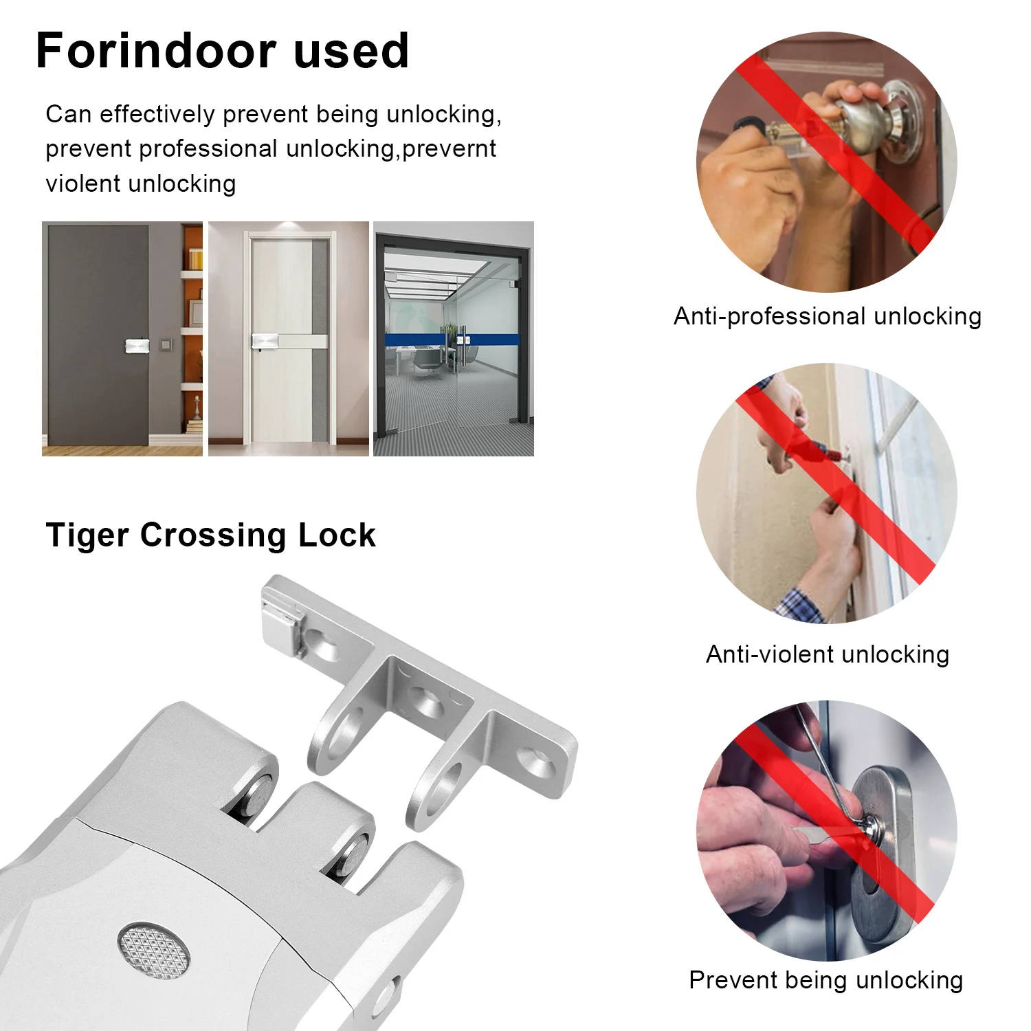 YiHESZ قفل باب بالتحكم عن بعد محرك مزدوج قفل يعمل باللمس/فتح 433 ميجا هرتز غير مرئي ديدبولت قفل ذكي Tuya App Control VS Wafu 026