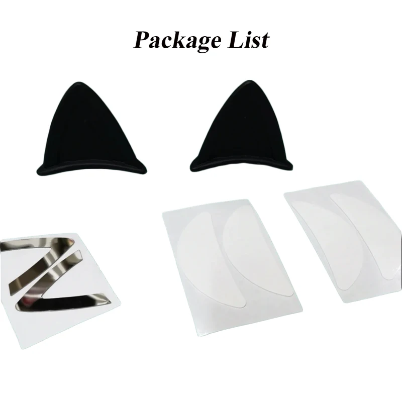 2pcs Motorcycle Helmet Cat Ears Tech-inspired Reflective Strips Decoration Devil's Horns Corner Motorcycle Helmet Accessoeris - view 4
