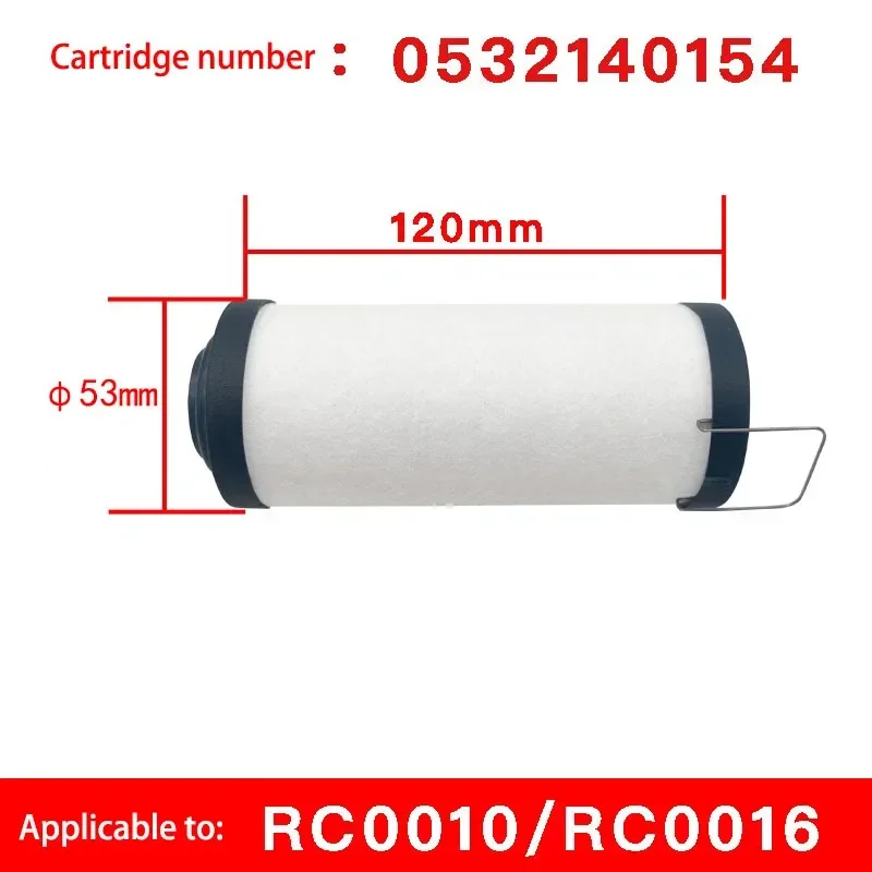 Filter for Vacuum pump cartridges Oil mist separator compatible RA0100 RA0025 RA0063 0532140155 Pump strainer replacement parts