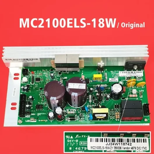 

Treadmill MC2100ELS-18W main board under computer board control board