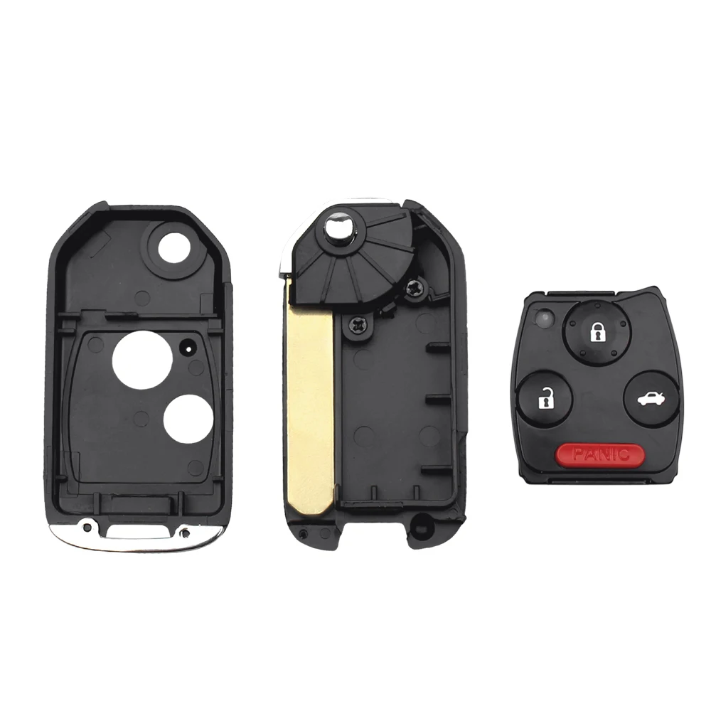 KEYYOU Neue Modifizierte Auto Schlüssel Für Honda Accord Civic CRV Pilot 2007 2008 2009 2010 2011 2012 2013 Fernbedienung 2/3/4 Taste Klapp Schlüssel – Detail 5