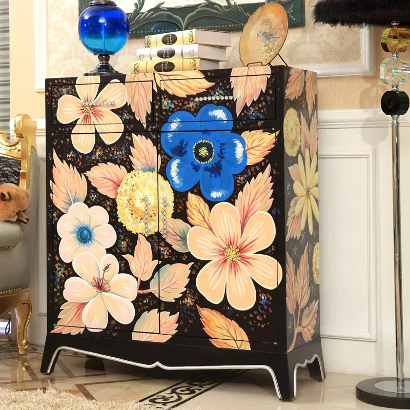 Balcony Sunscreen Household Storage Entrance Cabinet American European French Fashion Ultra-thin Free