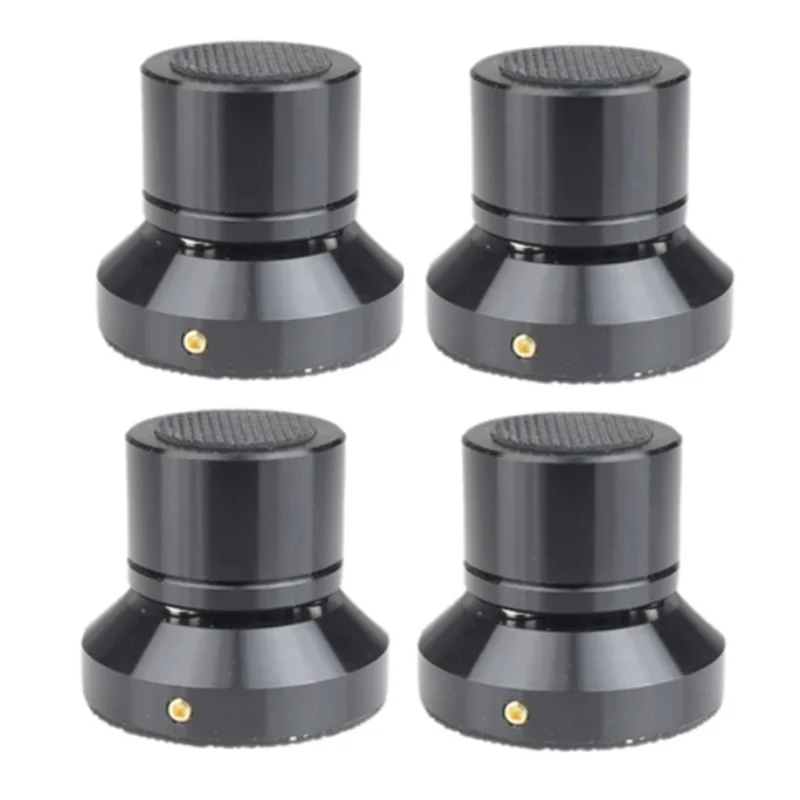 

Speaker Isolation Stand Lead Alloy Adjustable Tray Pad Ball Foot Speaker Stand Isolation Feet Spike Black Easy Install