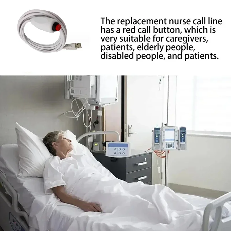 The best quality 3m USB Interface Nurse Emergency Call Switch Button, Hospital Nurse Station Universal Call Cable