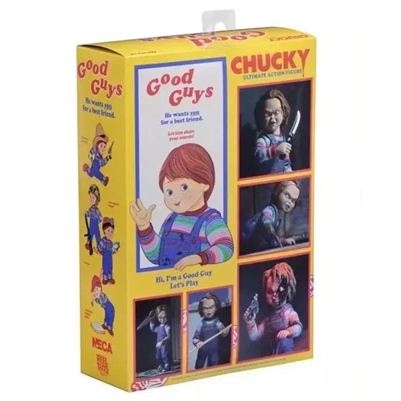 Neca Chucky Action Figure Child 'S Play Good Guys Ultieme Variant Chucky Film Rolfiguur Model Horror Pop Speelgoed Halloween Cadeau