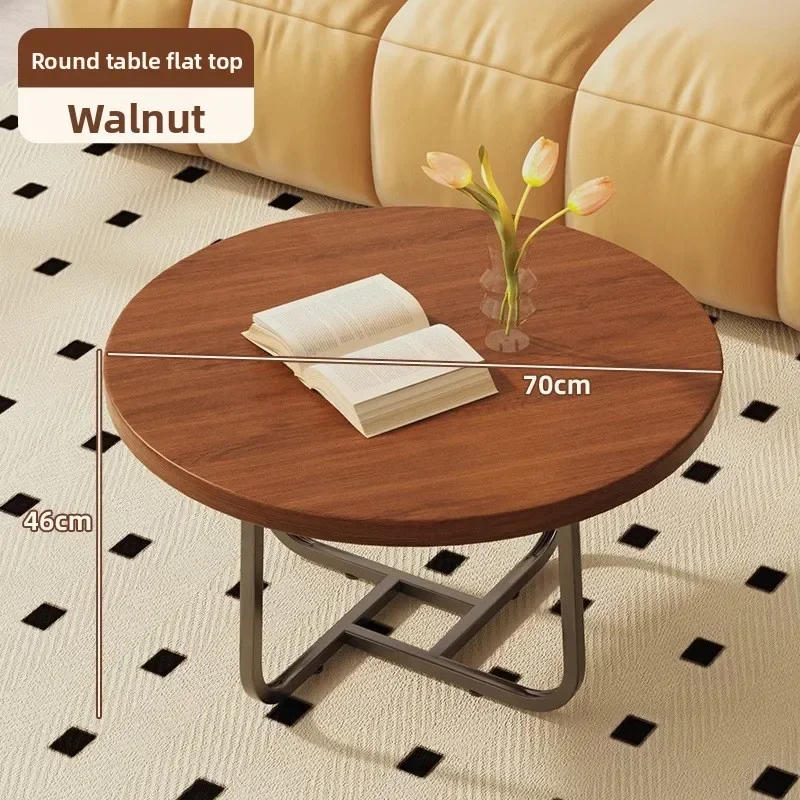 Multi-functional Coffee table Japanese creative annual ring small coffee table small apartment sofa side balcony tea table