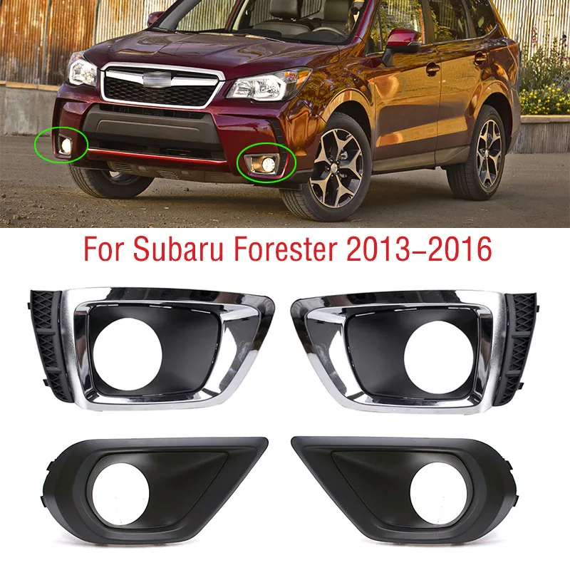 Für Subaru Forester SJ 2013 2014 2015 2016 Auto Front Stoßstange Nebel Licht Lampe Rahmen Abdeckung Trim Nebelscheinwerfer Nebelscheinwerfer Kappe Haube – Detail 2
