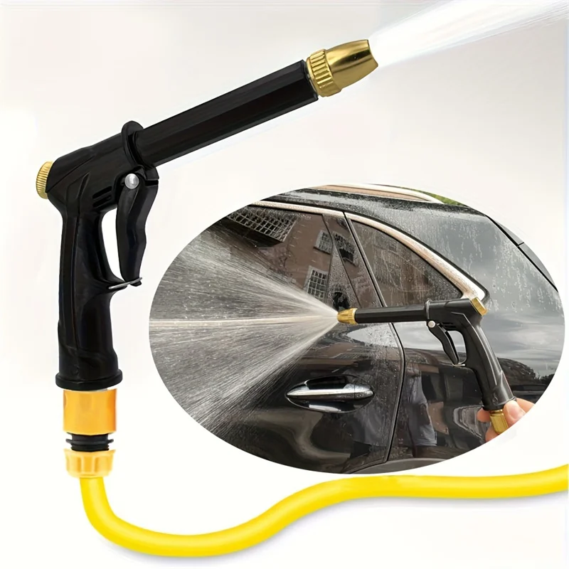 Home Page High Pressure Power Water Gun Jet Garden Washer Sprayer Watering Spray Garden Sprinkler for Cleaning Tool GOUN HOSE