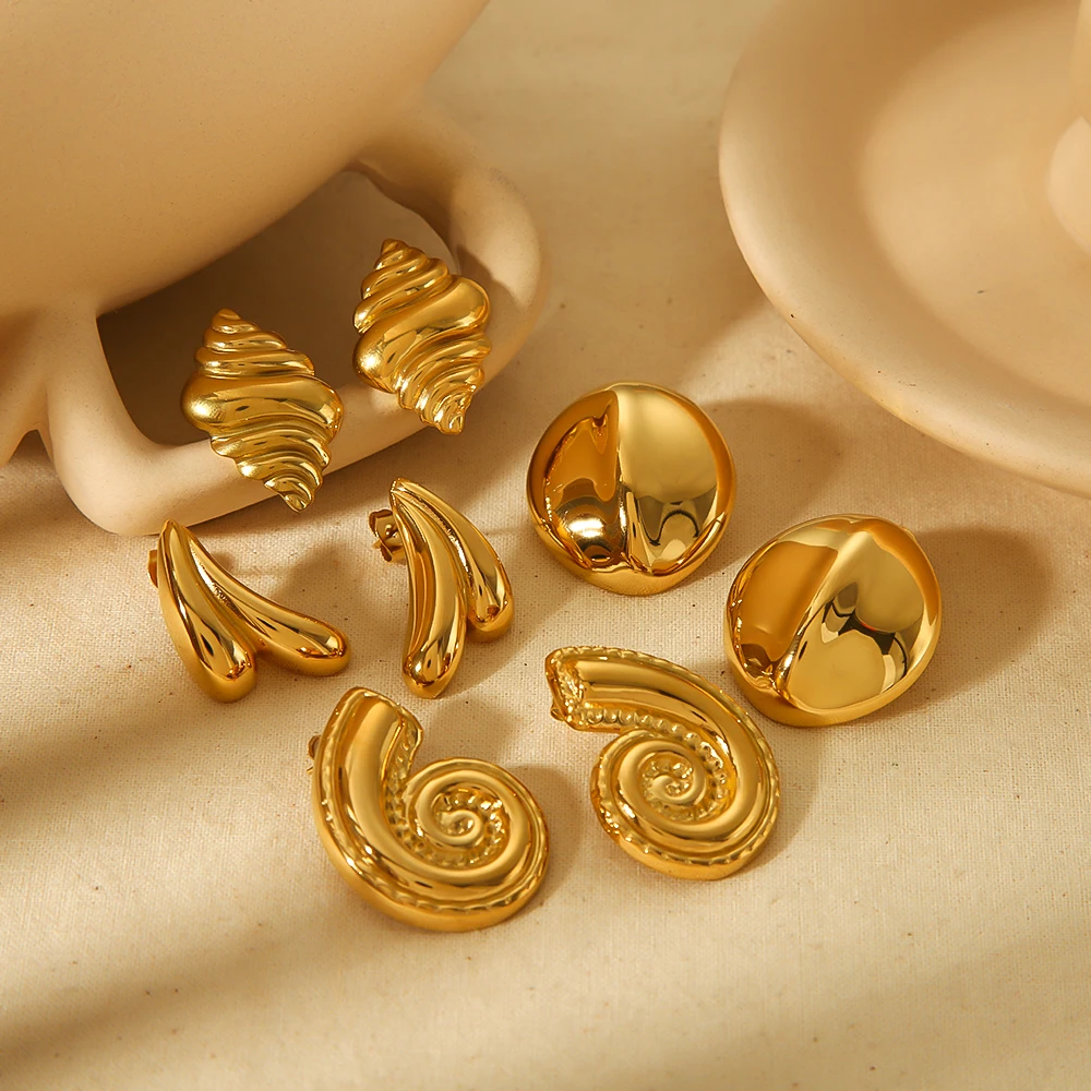 Boucles d'oreilles Conch plaqu - Conch Earring Hoop avis et prix