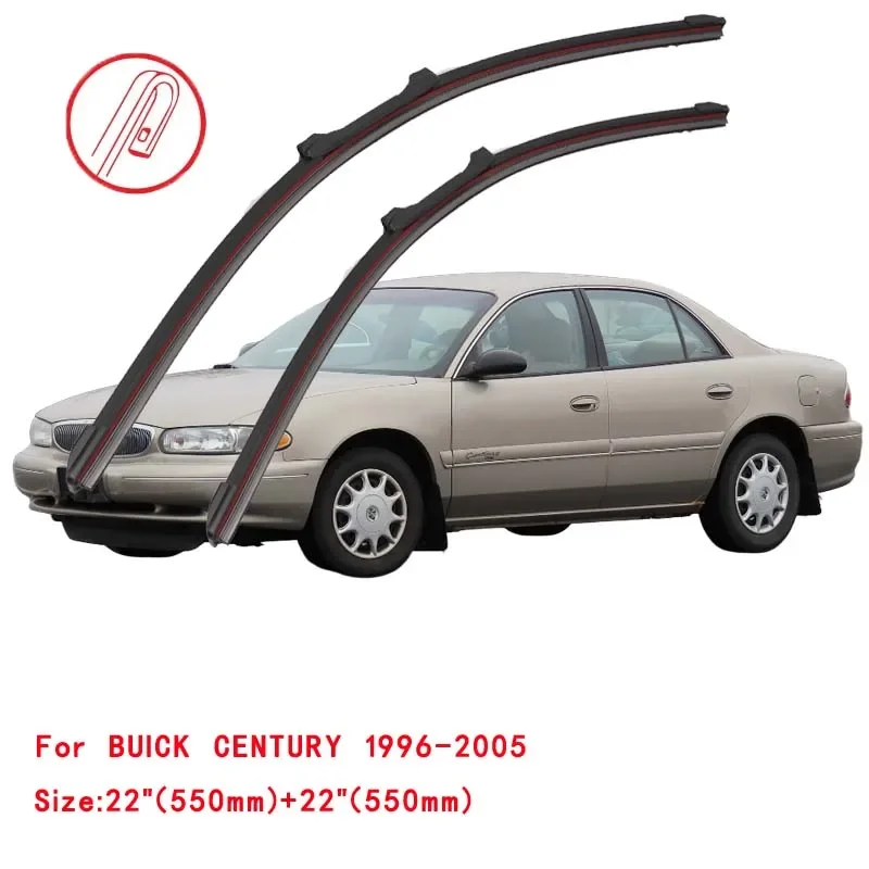 

For BUICK CENTURY 1996-2005 Car Windshield Wiper Blade Front Windscreen Brushes Washer Accessories Cleaning Replacement Parts