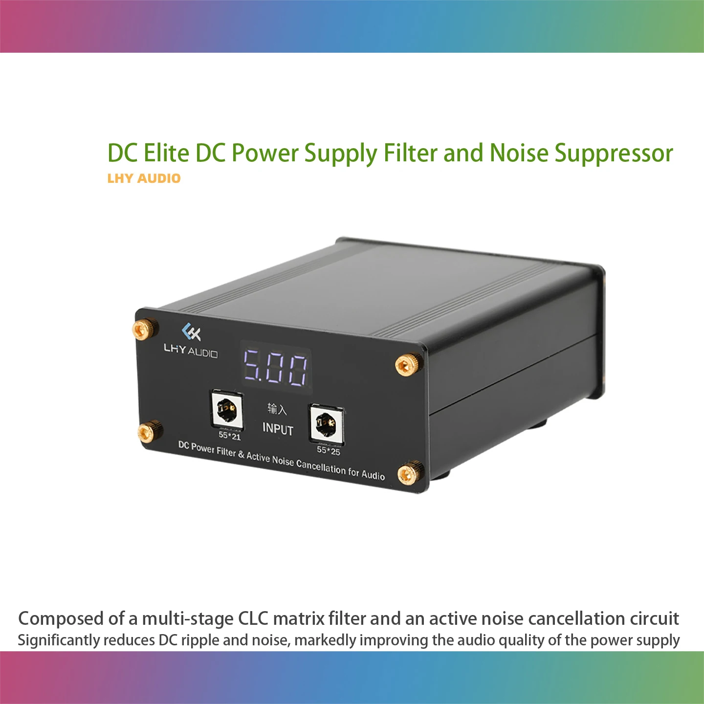 

DC Elite Power Optimizer - High-Capacity Matrix Filtering with Active Noise Cancellation for Audio Superior Power Purification