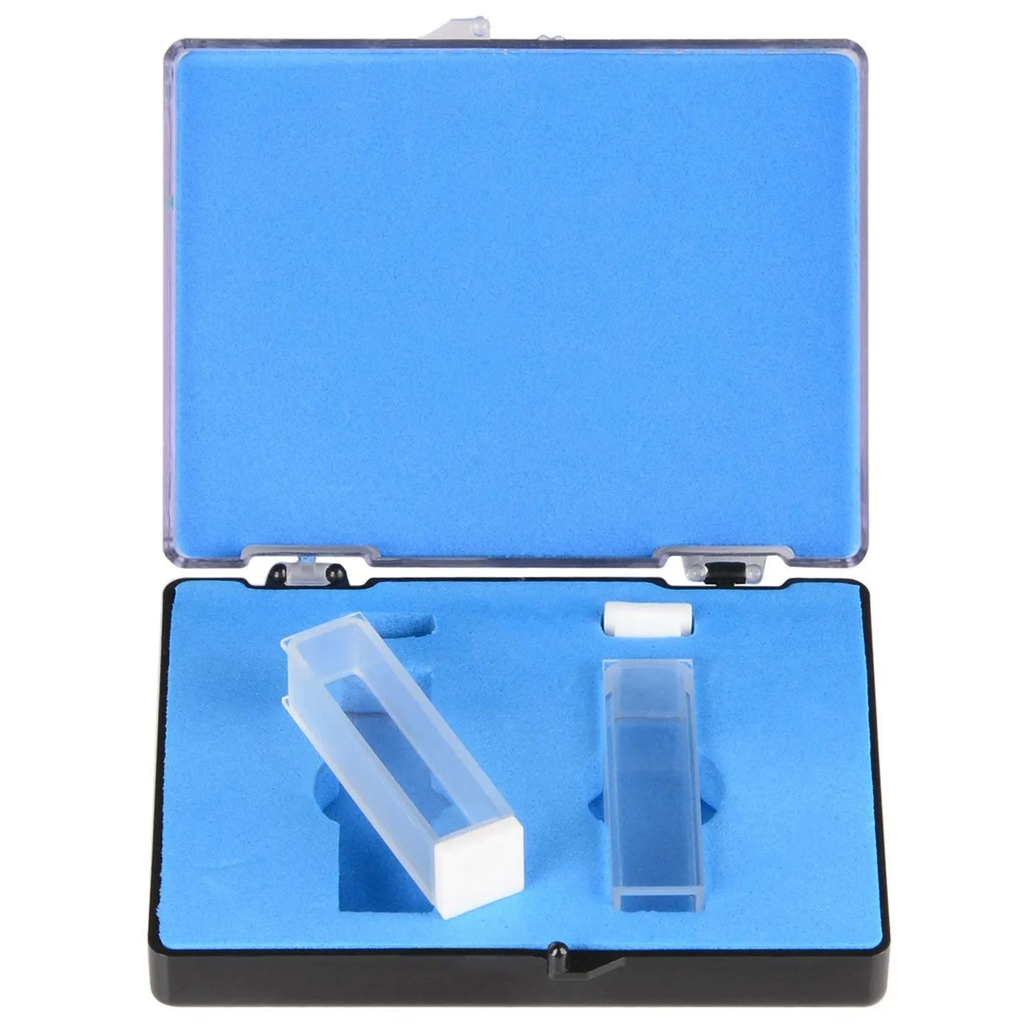 Quartz Cuvette Spectrophotometer Cuvettes 10 mm Path Length 45mm Height 3.5 ML Capacity - 2 PCS