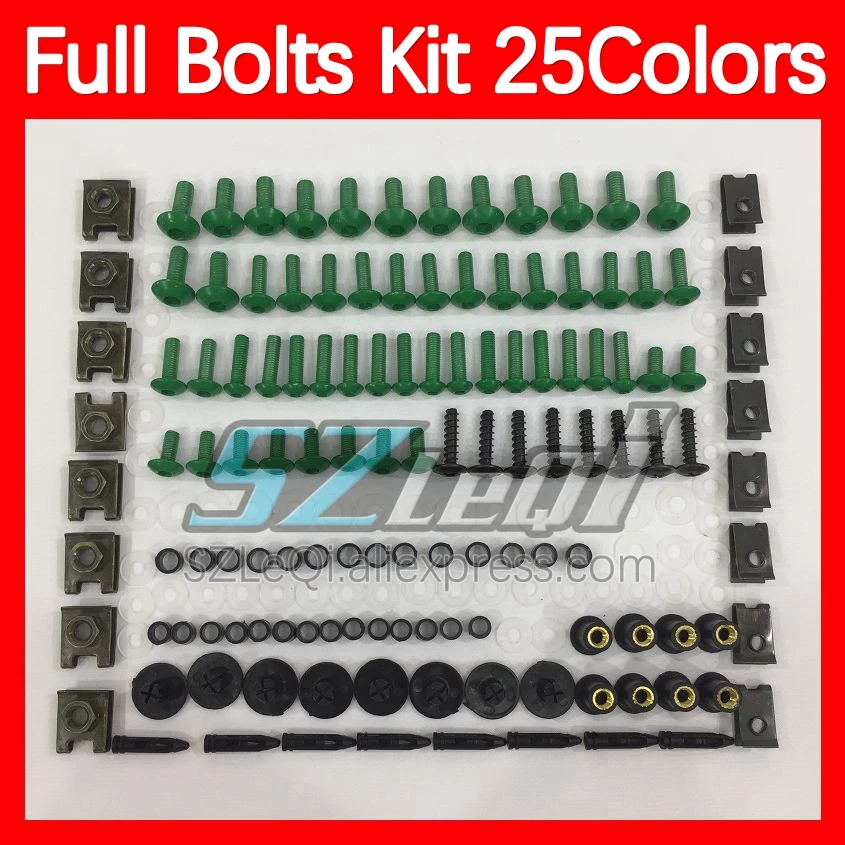 Fairing Bolts Full Screw Kit For SUZUKI GSXR 600 750 CC K11 GSXR750 GSXR600 17 18 19 2020 2021 2022 Body Bolt Screws Nuts 268ps