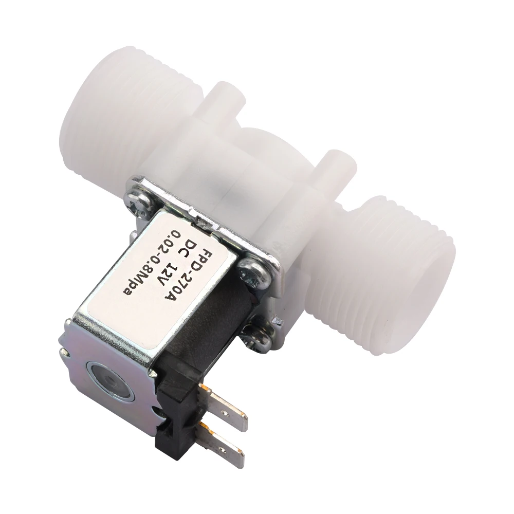 

3/4 DC12V нормально закрытый переключатель электромагнитного клапана с плоским углом