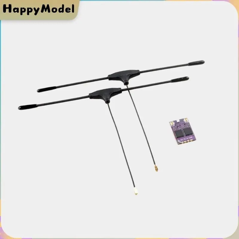 

HappyModel New ES900 DUAL RX ELRS Diversity Receiver 915MHz / 868MHz Built-in TCXO for RC Airplane FPV Long Range Drone