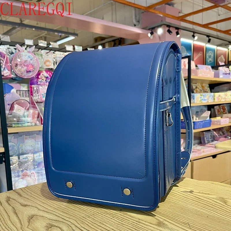 New model in 2026 japanese school bag Reduce the burden and protect the spine backpick Box type hard shell bagforboysandchildren