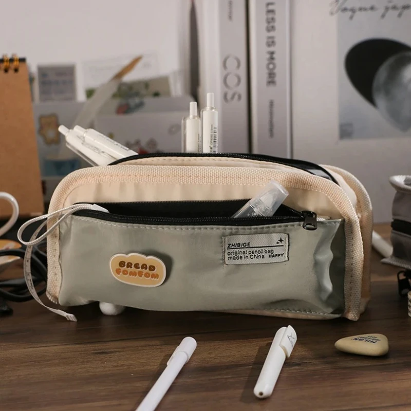 Schreibwarenbox 2024, Federmäppchen im neuen Stil, japanisches Federmäppchen für Studenten, große Kapazität, Schreibwarentasche