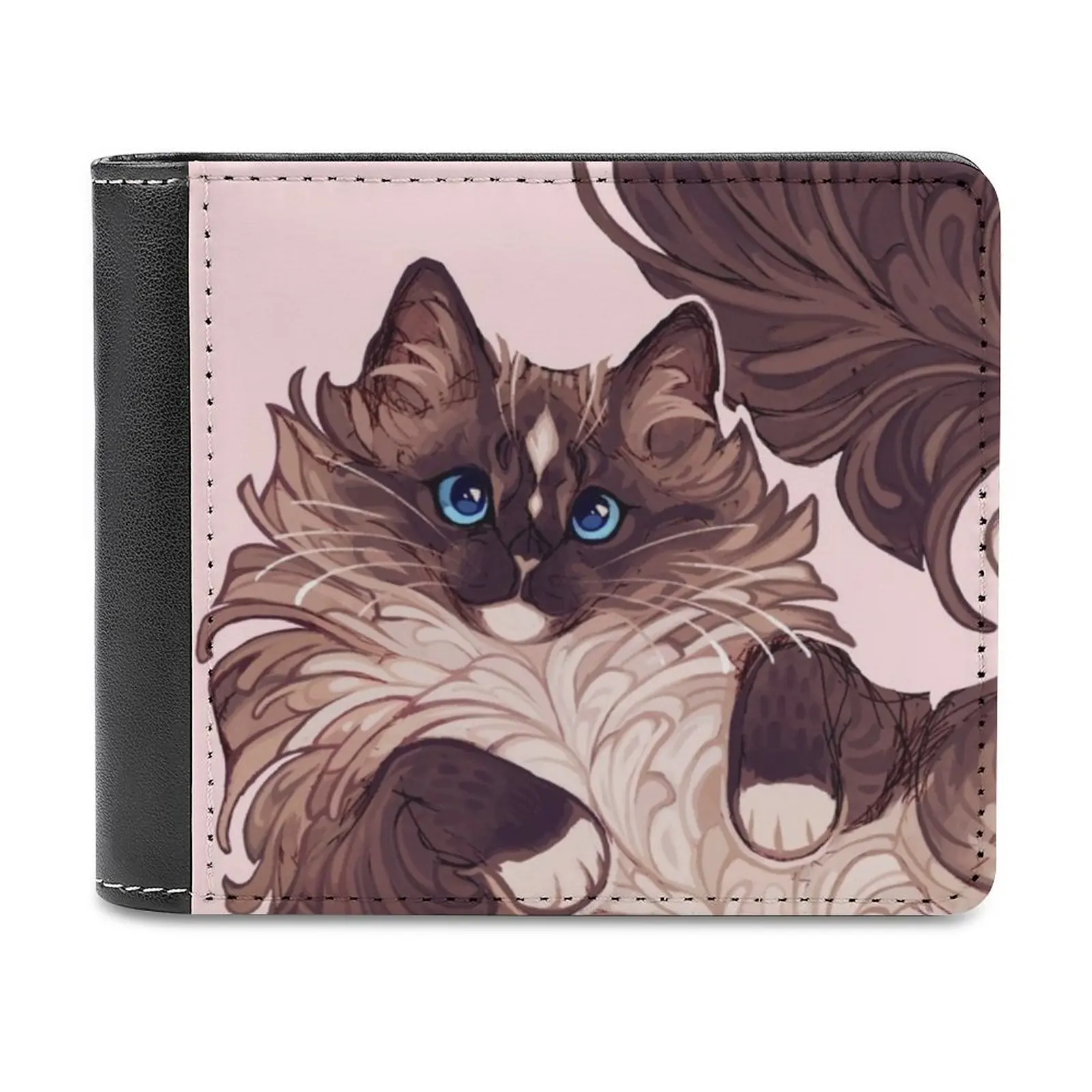 

Мужской кошелек Ragdoll Cat, легкие портативные кошельки для отдыха и путешествий, короткий стильный мужской кошелек, Ragdoll Cat Cats Kitty Kitten