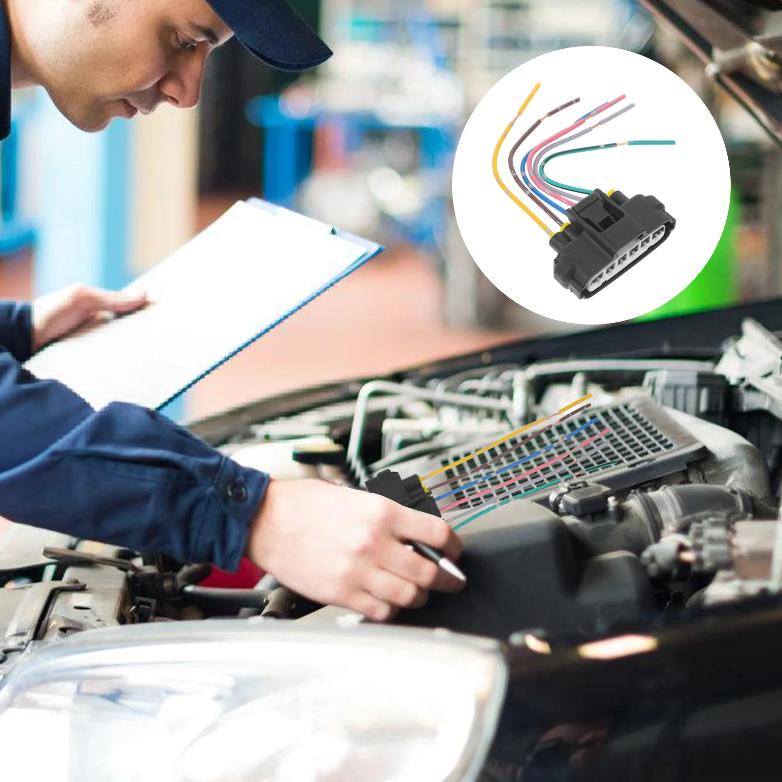 

Car Throttle Plug For Ignition Coil Harness Ignition Coil Connector Plug Wire Harness Sturdy Replacement Auto Electrical