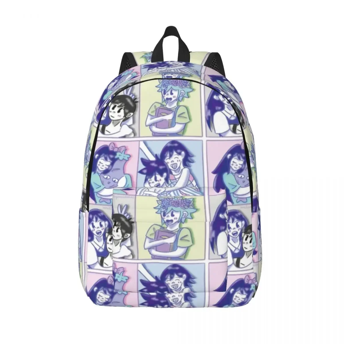 

Omori for Teens Student School Bookbag Cartoon Horror Game Daypack Middle High College Outdoor