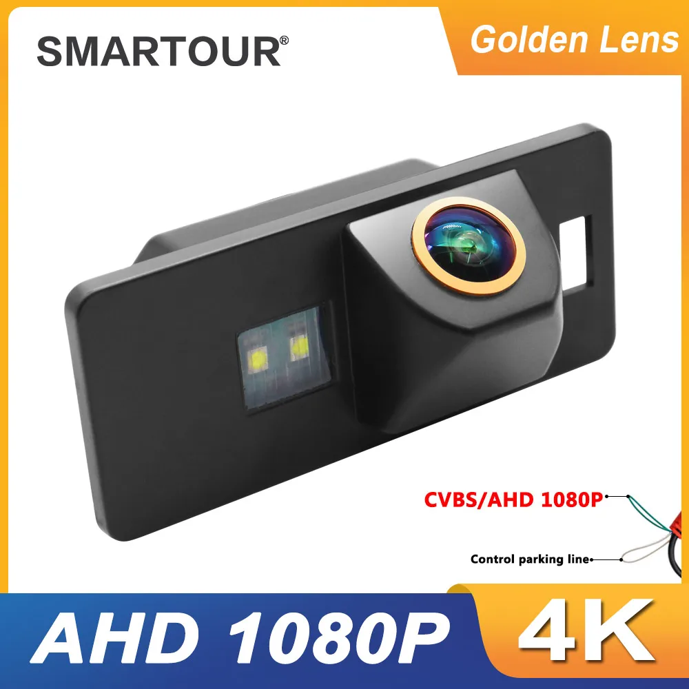 

180 Degree AHD 1920x1080P Fisheye Lens Rear View Camera For Audi TT/TTS 8J/Q5 8R/A4 A1 B8 RS5 Q3 A8 Q7 S4 S5 S7 2008-2017 HD CCD