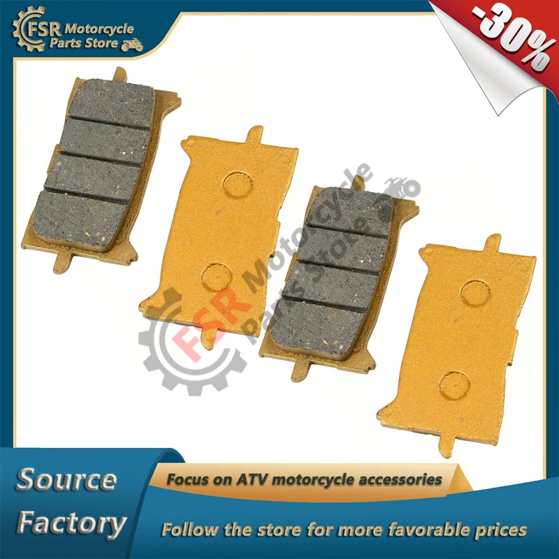 2 Pairs Brake Pads,FOR HONDA CB 125 300 650 CBR CRF 1000 1100 Forza NC 750 NT Sport ES ABS ADV,06455-MJP-G52 06455-MJP-G51