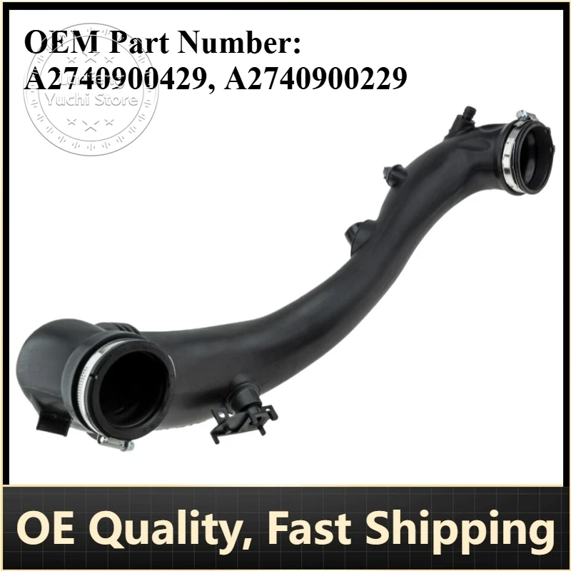 

P/N: A2740900429, A2740900229 - Air Intake Pipe for Mercedes-Benz C-Class, E-Class, GLC, GLE, GLK-Class, SLC, SLK