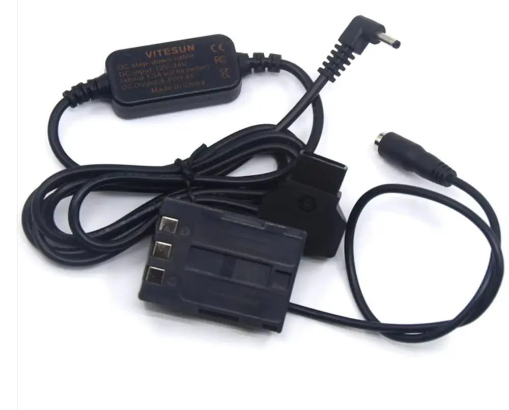 

D-TAP DC Cable DR-20 Coupler NB-2L NB-2LH Dummy Battery for Canon PowerShot G7 G9 S40 S45 S50 S55 S60 S70 S80 EOS-350D 400D