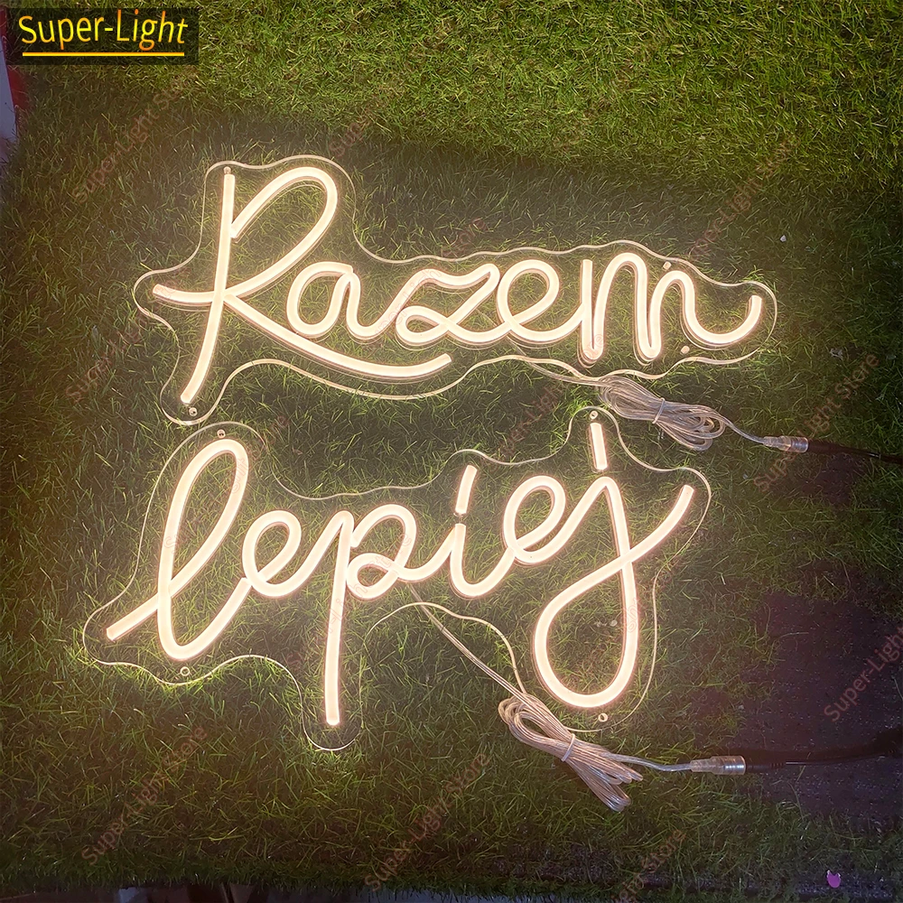 Imagem -01 - Better Together Neon Sign Wed Sinais de Luz Casamento Personalizado Neon Sign para Decoração de Festa Casamento Personalizado e Presentes de Aniversário better together neon sign wed sinais de luz casamento personalizado neon sign para decoracao de festa casamento personalizado e presentes de aniversario 01