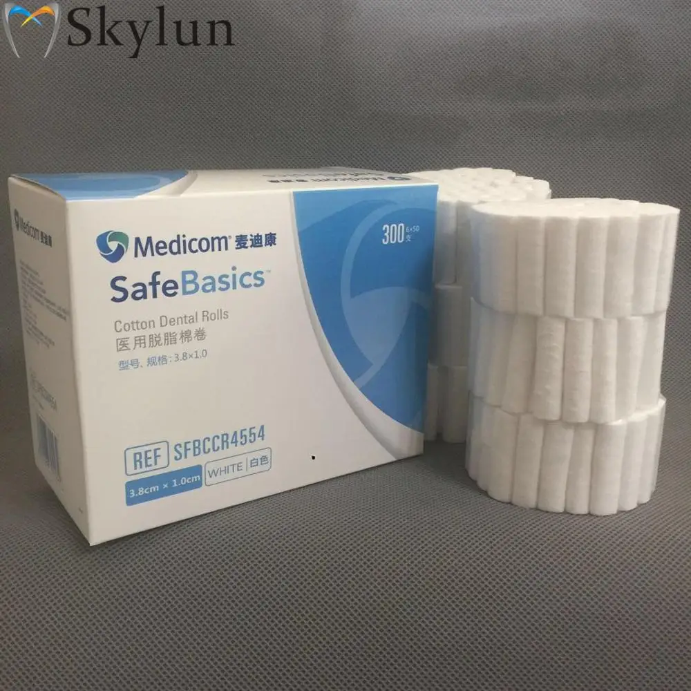 SKYLUN Dental Medical Skim Cotton Roll/dental absorbent cotton roll
