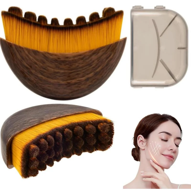 pincel-de-contorno-linfatico-facial--massageador-seco-para-escultura-de-mandibula-e-queixo--drenagem-linfatica-e-alivio-da-fadiga--desi-ergonomico-de-ajuste-de-pele
