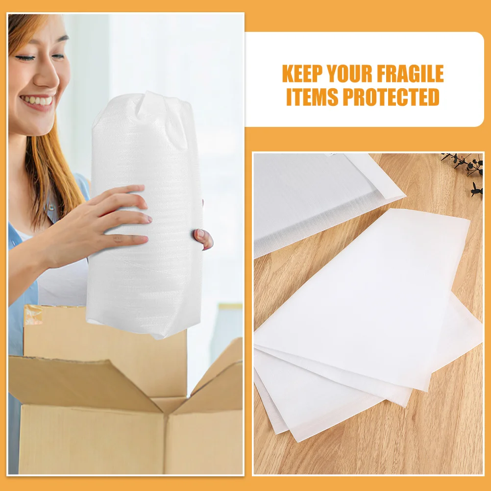 

100pcs Waterproof Epe Packing Bags Cushion Wrap For Dishes Glasses Cups Plates Packaging Material For Shipping Storage