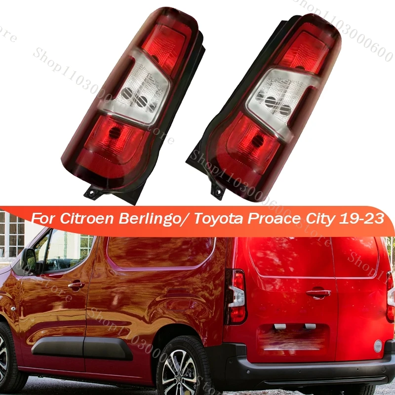 

Tail Light without Bulb Tail Lamp For Peugeot Partner For Citroen Berlingo For Vauxhall Combo For Toyota Proace City 2019-2023