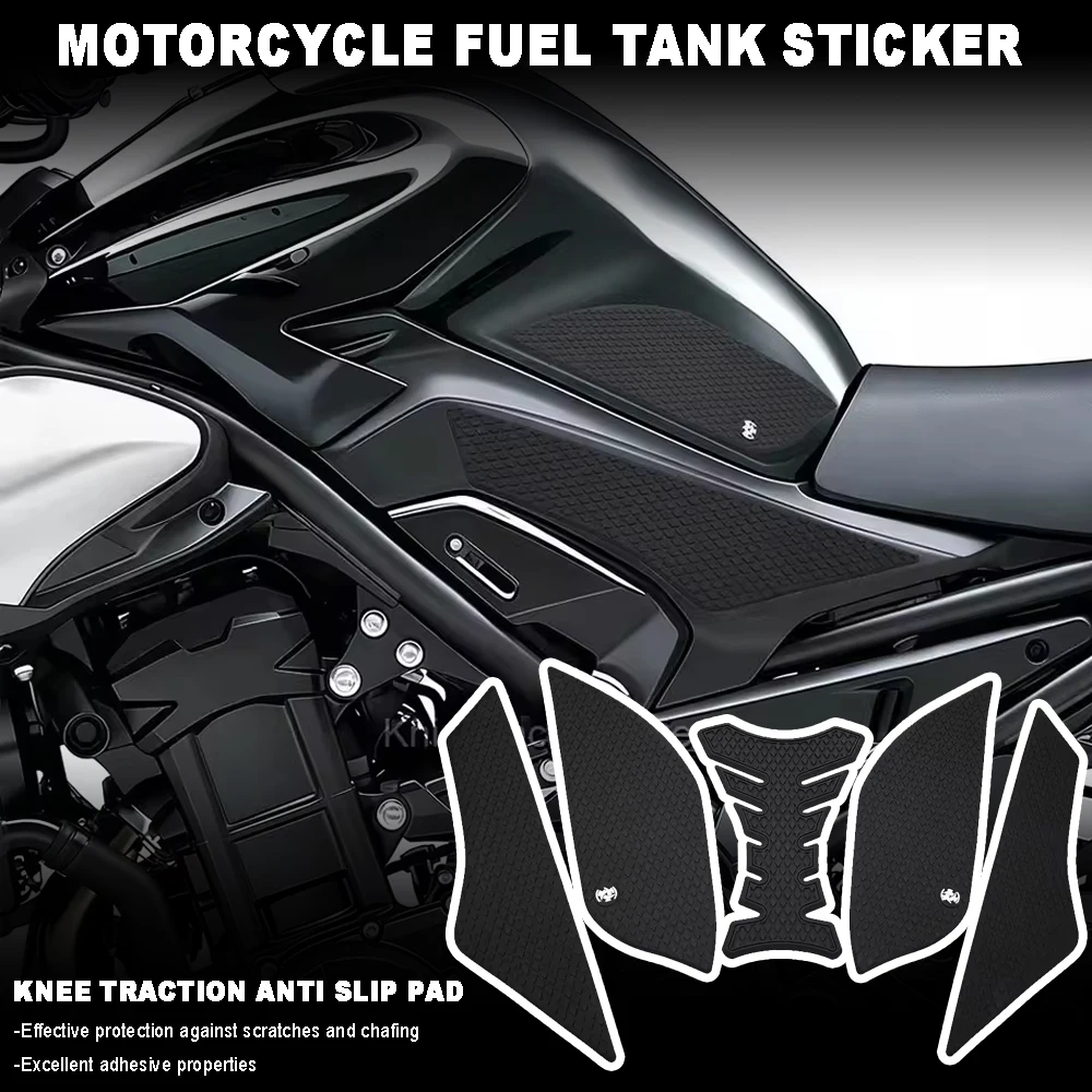 Motorcycle Fuel Tank Sticker for Z900 Z 900 Z900 SE 2025 Fuel Tank Accessories Fuel Tank Pad Knee Traction Anti Slip Pad