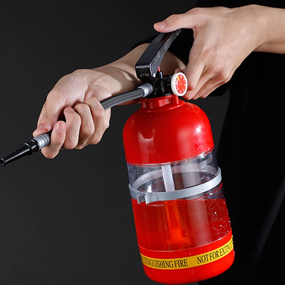 1.5L Beer Water Container Large Capacity Fire Extinguisher Shape Beverage Dispenser Acrylic for Wine Spirits Beer Liquor Drinks