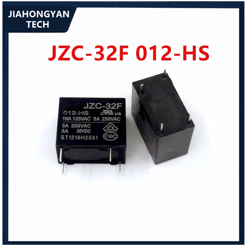 10PCS 20PCS Original  Relay JZC-32F 012-HS   JZC-32F 012-HS3 5A 4-pin