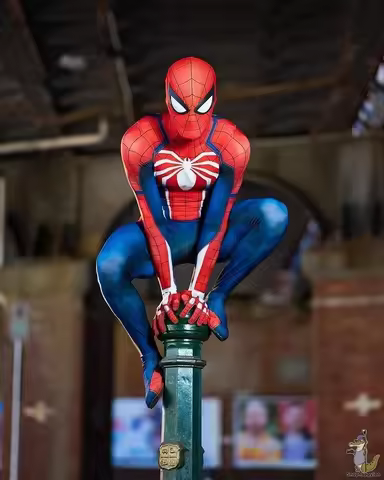 PS4 Game Spiderman Cosplay Costume Superhero Custome Adults Kids Spider Superhero Zentai Suit Halloween Bodysuit Man Boys