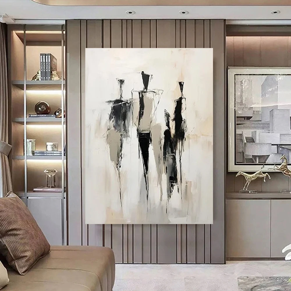 Abstract Modern Canvas Wall Art Hand Painted Oil Painting Living Room Decor Picasso Mural Home Decorations for Living Room