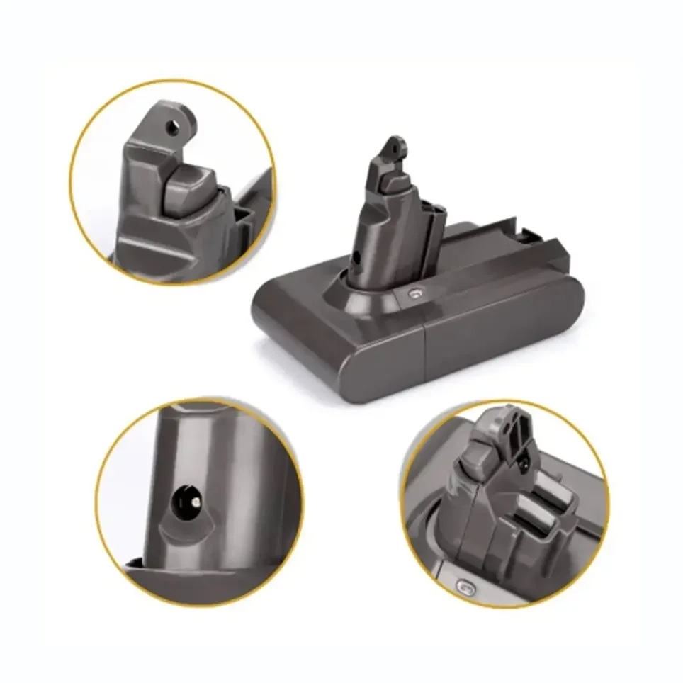 21.6V Battery For Dyson 4800/6800/7800/9800mAh V6 Battery For Dyson Vacuum Cleaner 21.6V Spare Battery For Dyson DC62 DC59