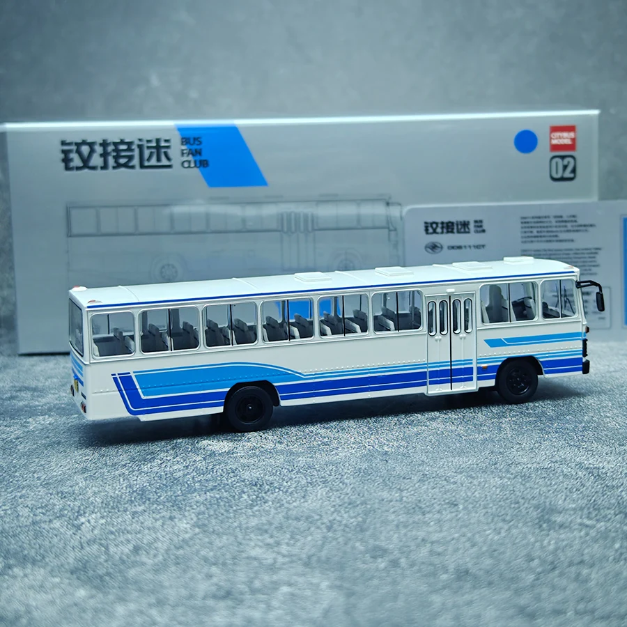 Dandong Huanghai DD6111CT modelo de autobús articulado, modelo de autobús, colección de regalos de vacaciones, autobús de Pekín, 1:64