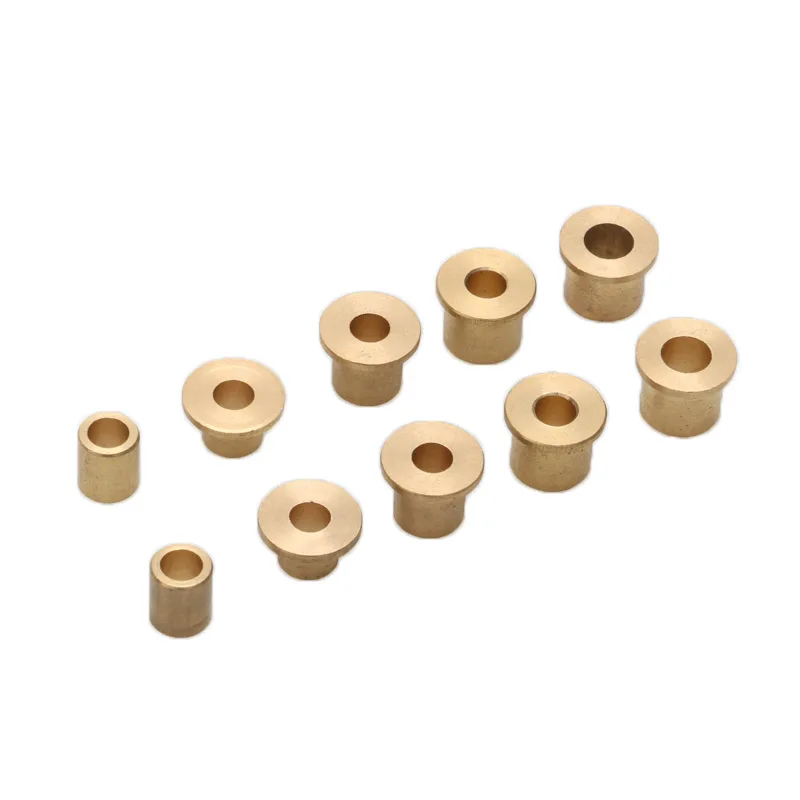 10PCS 4x8mm 5x8mm Copper Bushing Shafting Bearing Rudder Shaft Sleeve Spare Parts for RC Simulation Ship Bait Boat Model