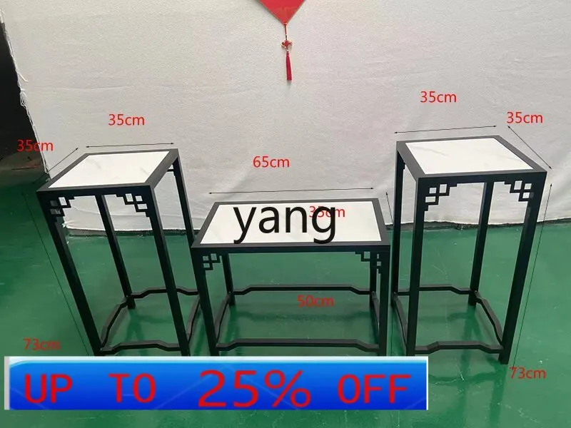 

LMM Aluminum Alloy Simple Chinese Style Flower Floor-standing Storage Rack