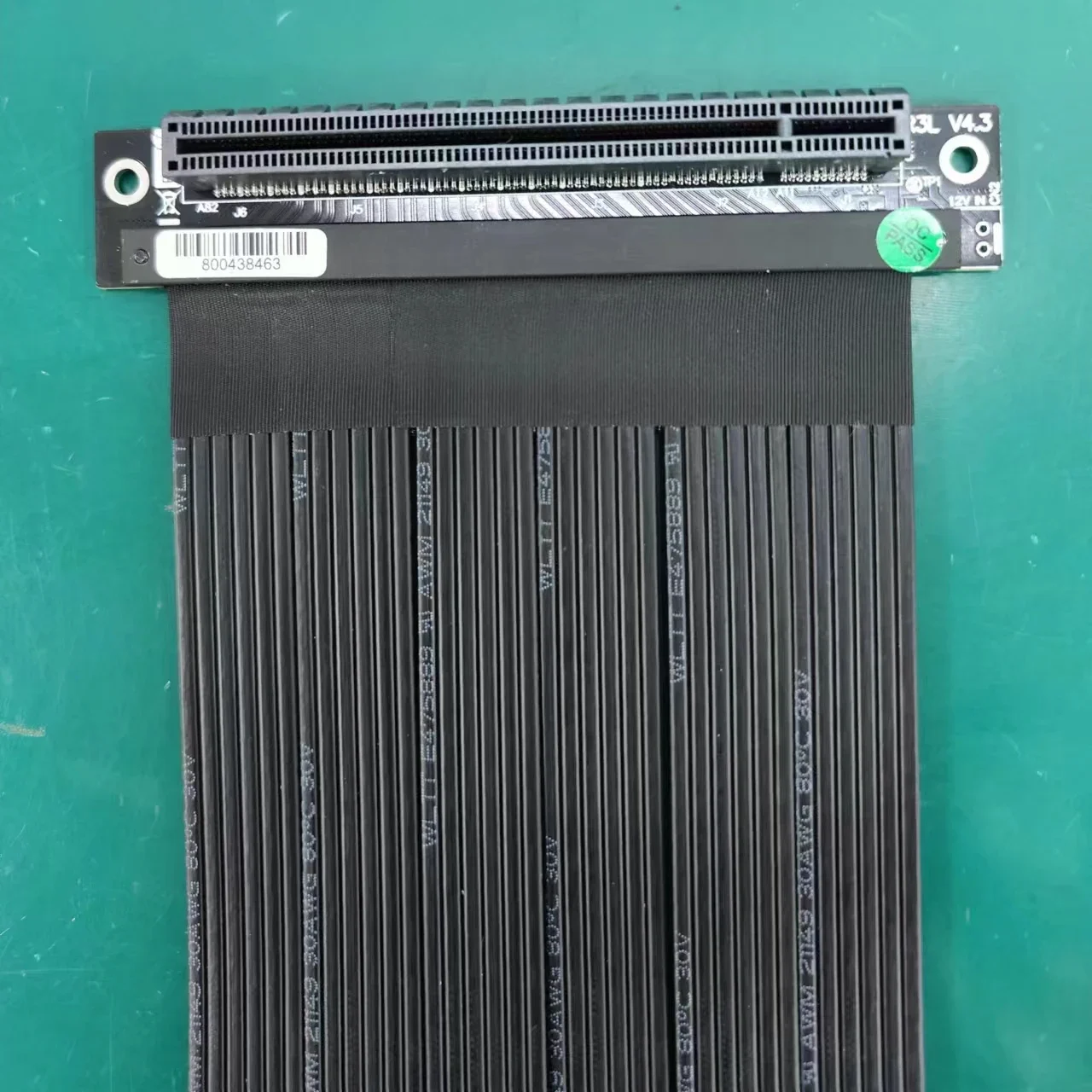 Cabo de extensão para placa gráfica ADT PCIE 4.0x16, ATX, 90 ° de alta velocidade, cabo softbar para caixa de computador
