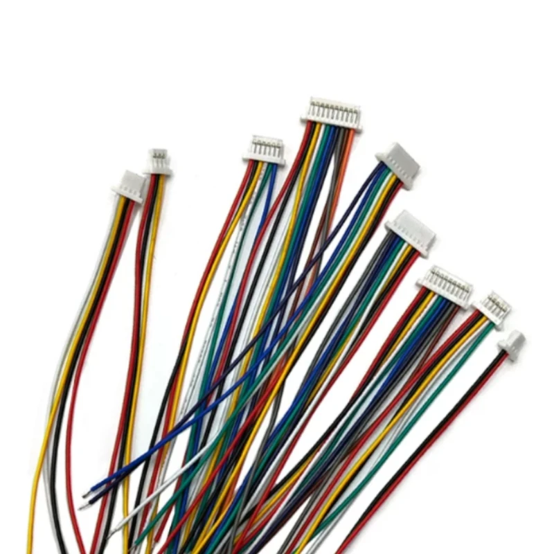5PCS/LOT JST SH 1.0mm 2P 3P 4P 5P 6P 7P 8 Pin 10CM Connector Pitch 1.0mm