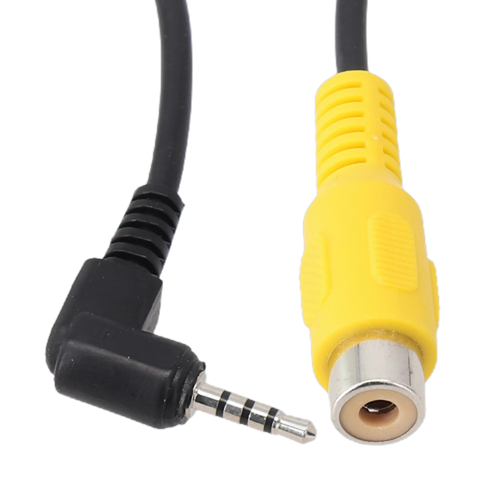 Car Navigation Video Cable GPS Camera Conversion Cable RCA To 2.5 Mm AV Converter Cable Rear View Reverse Parking To Auto DVR