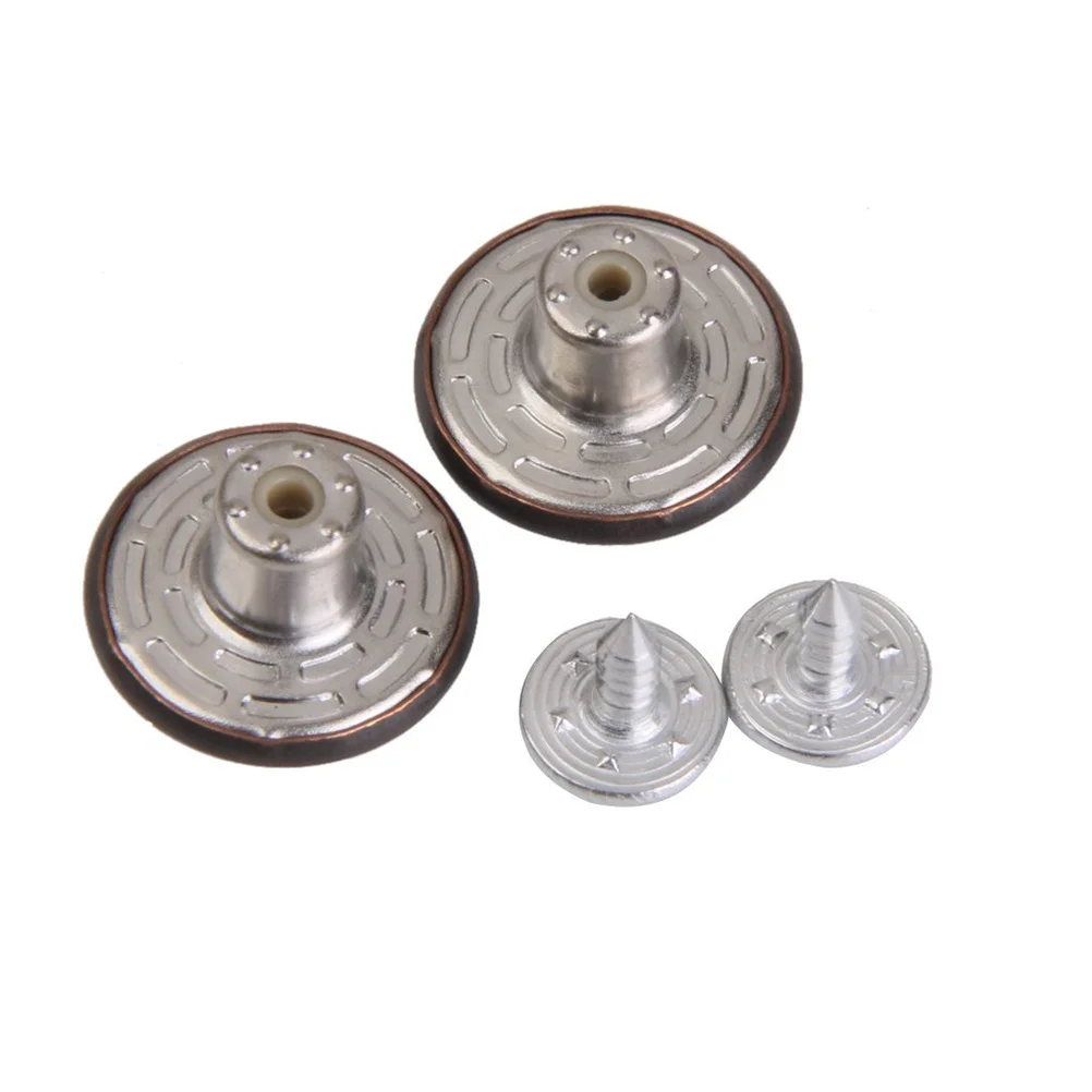 

50set 17Mm Star Pattern Tack Snap Jeans Buttons Durable Lightweight For Casual Wear Men Women Diy Rivet Decor Fastener