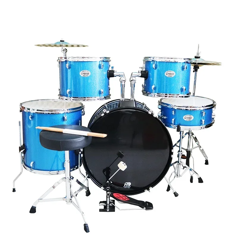 Drum Kit Children's Beginner Professional Introduction Adult Jazz Drum Practice Five Drum Four Three Two Cymbals