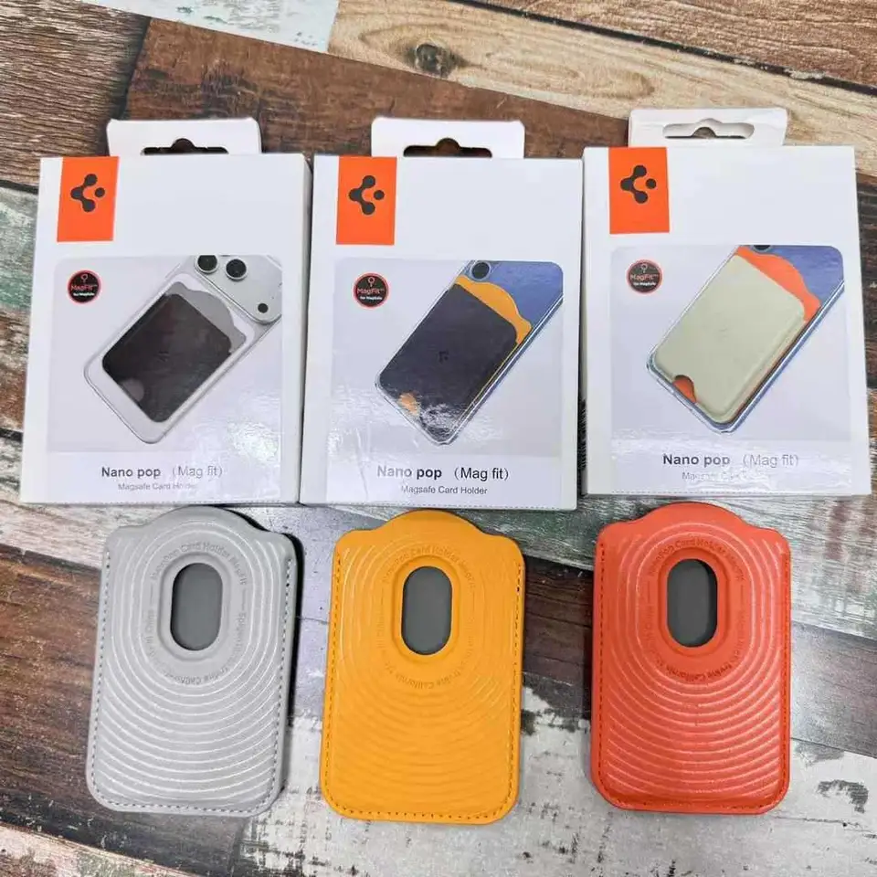 Spigen Nano Pop For MagSafe Wallet Magnetic Card Holder for iPhone 17 16 15 14 13 12 Pixel 10 Series Slim Slot Case Fits 2 Cards - 2