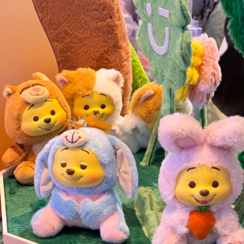 

Kawaii Винни Пух, озорная вечеринка, слепая коробка, мультяшная фигурка, куклы, детские игрушки, коллекционная сумка, аксессуары, подарки